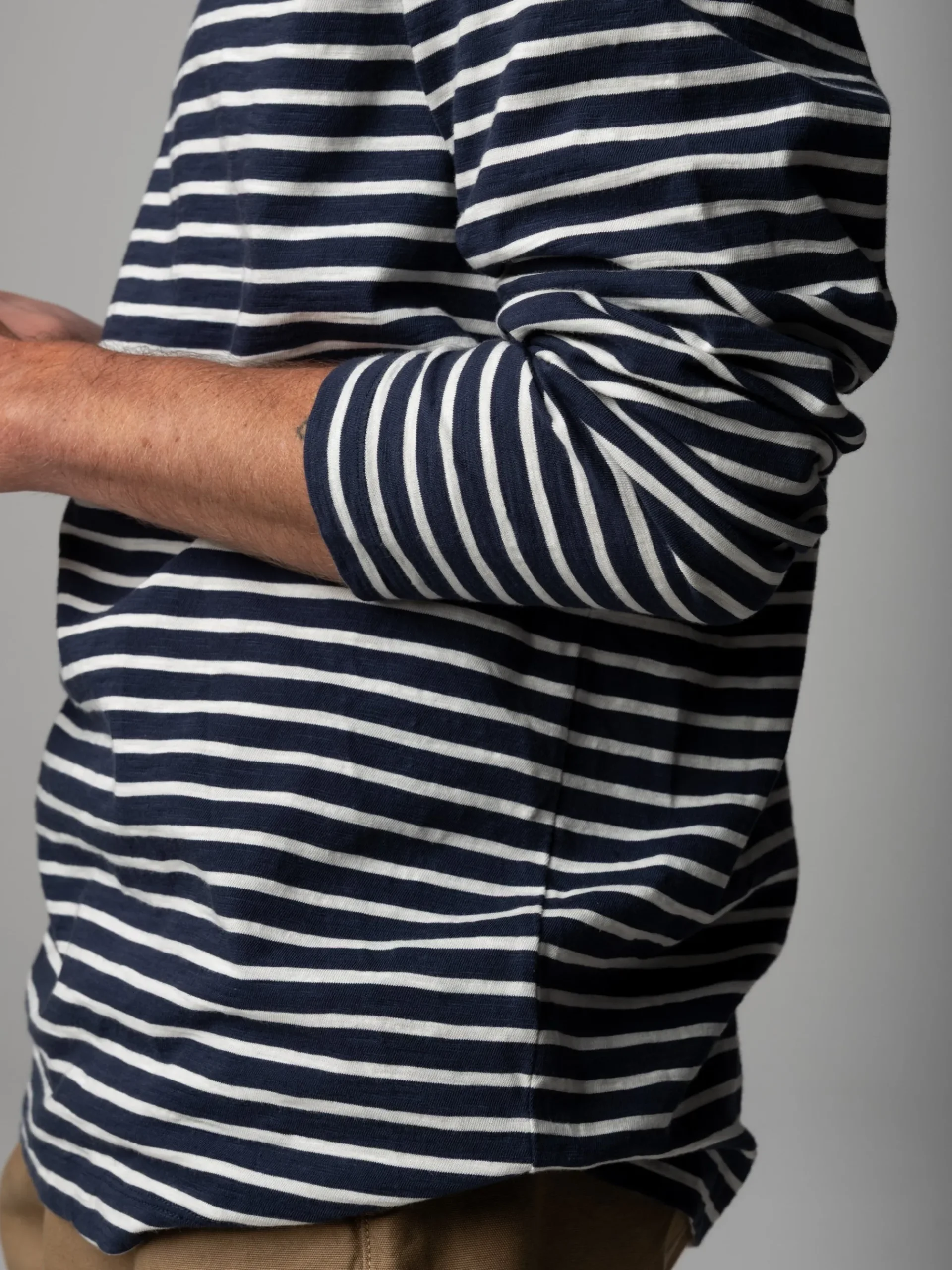 Men's Channel Stripe Long Sleeve T-Shirt