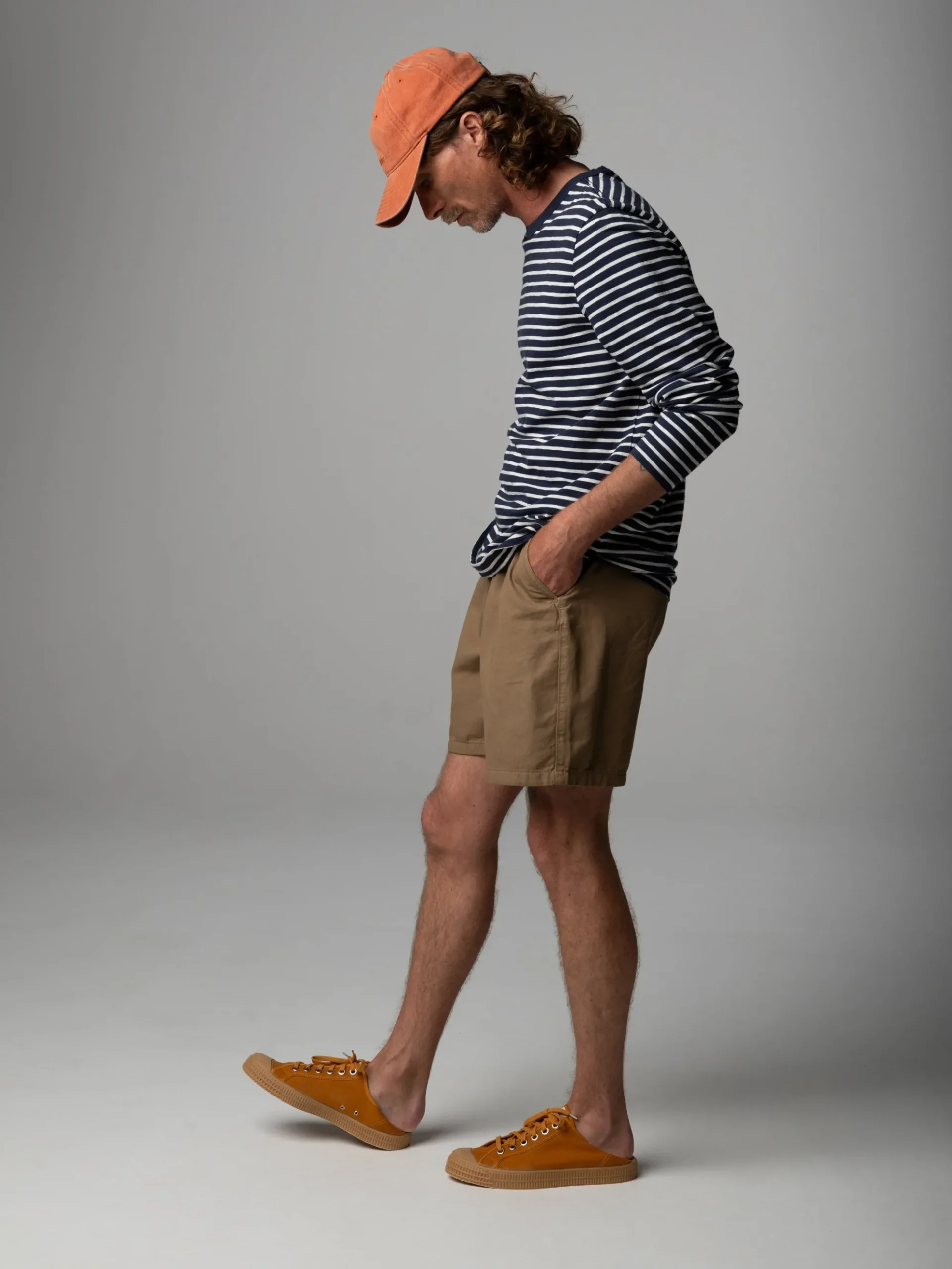 Men's Channel Stripe Long Sleeve T-Shirt