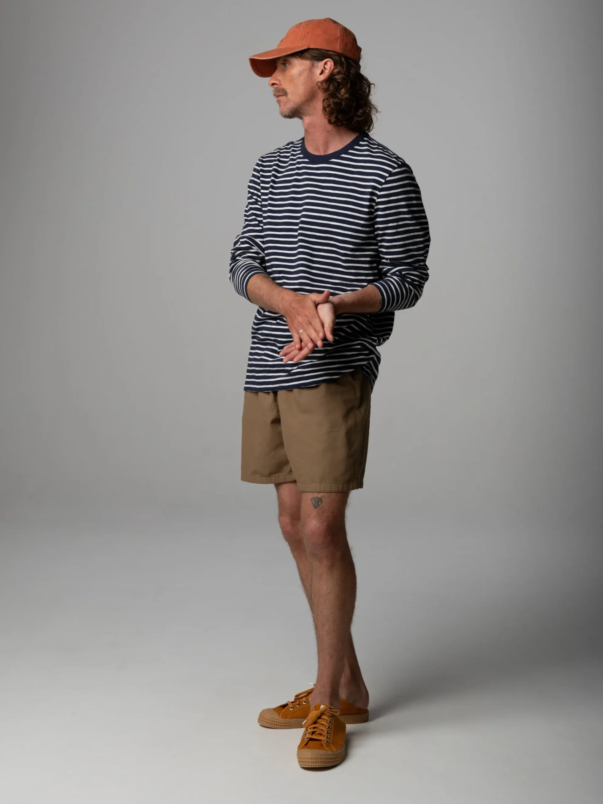 Men's Channel Stripe Long Sleeve T-Shirt