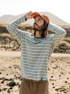 Men's Channel Stripe Long Sleeve T-Shirt