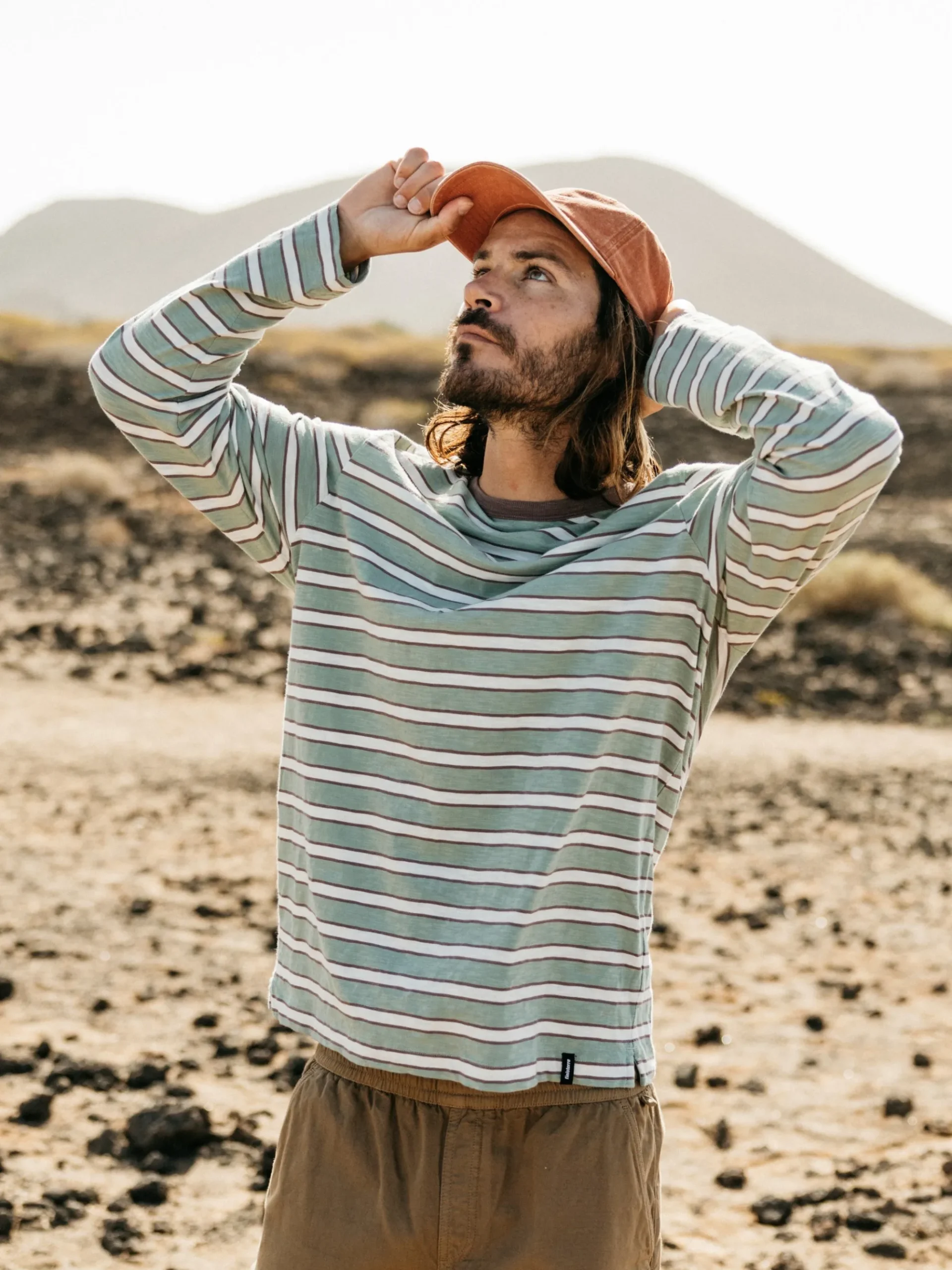 Men's Channel Stripe Long Sleeve T-Shirt