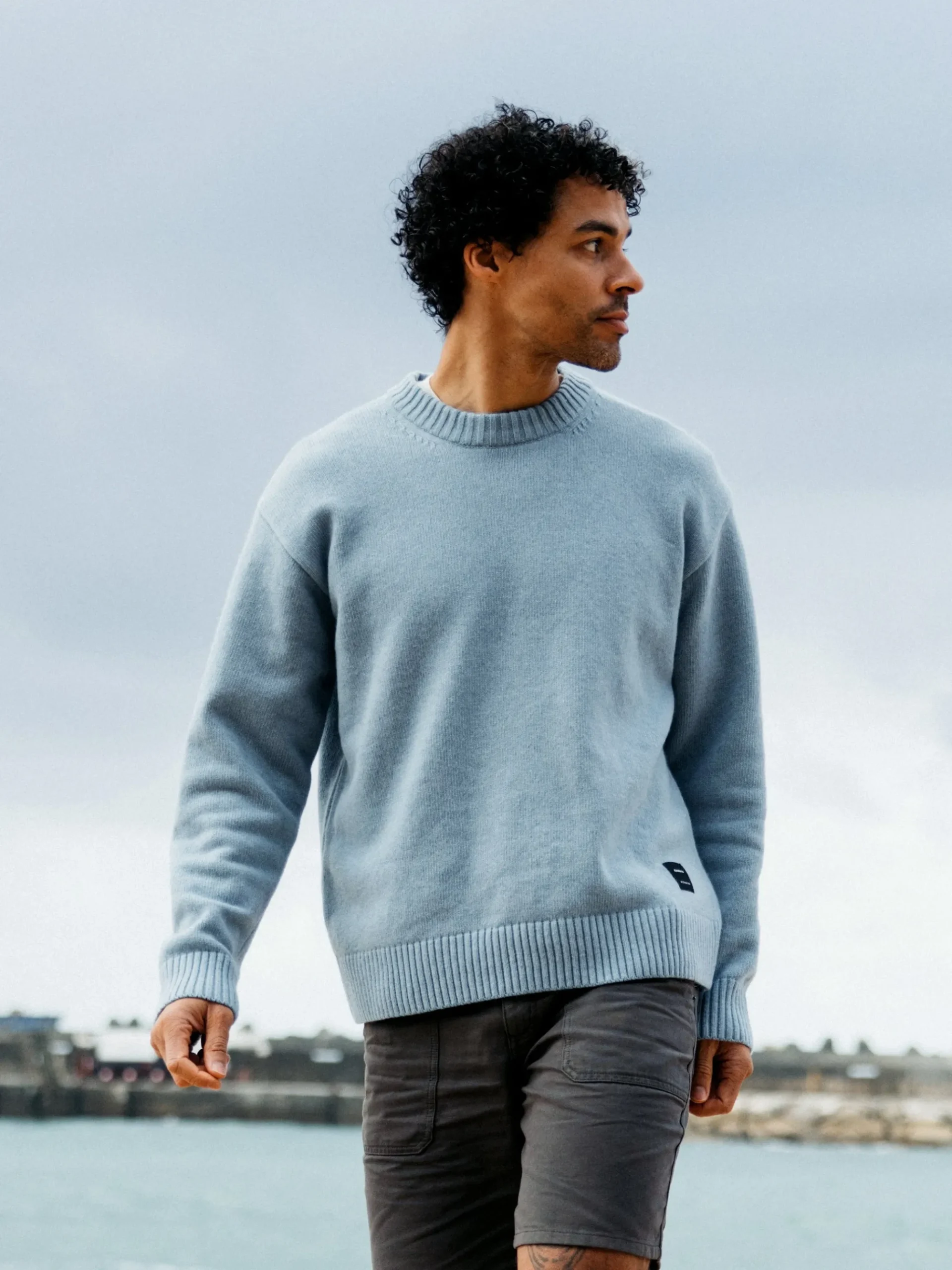 Men's Escall Crew Neck Knit Jumper