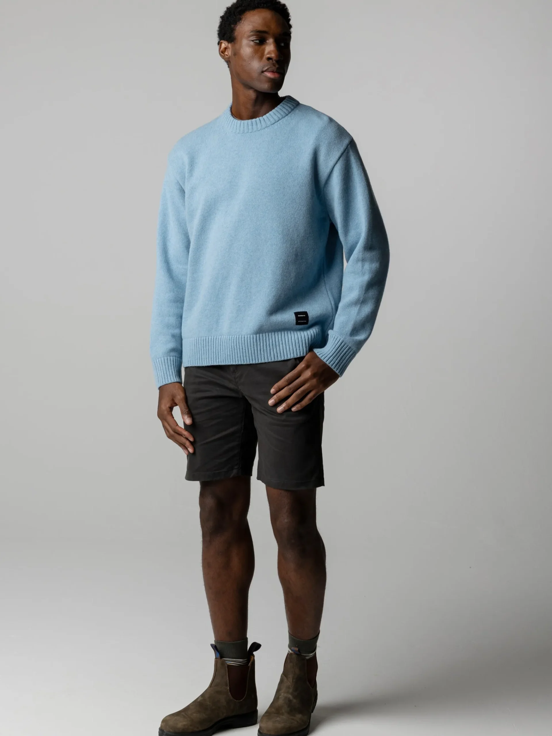 Men's Escall Crew Neck Knit Jumper