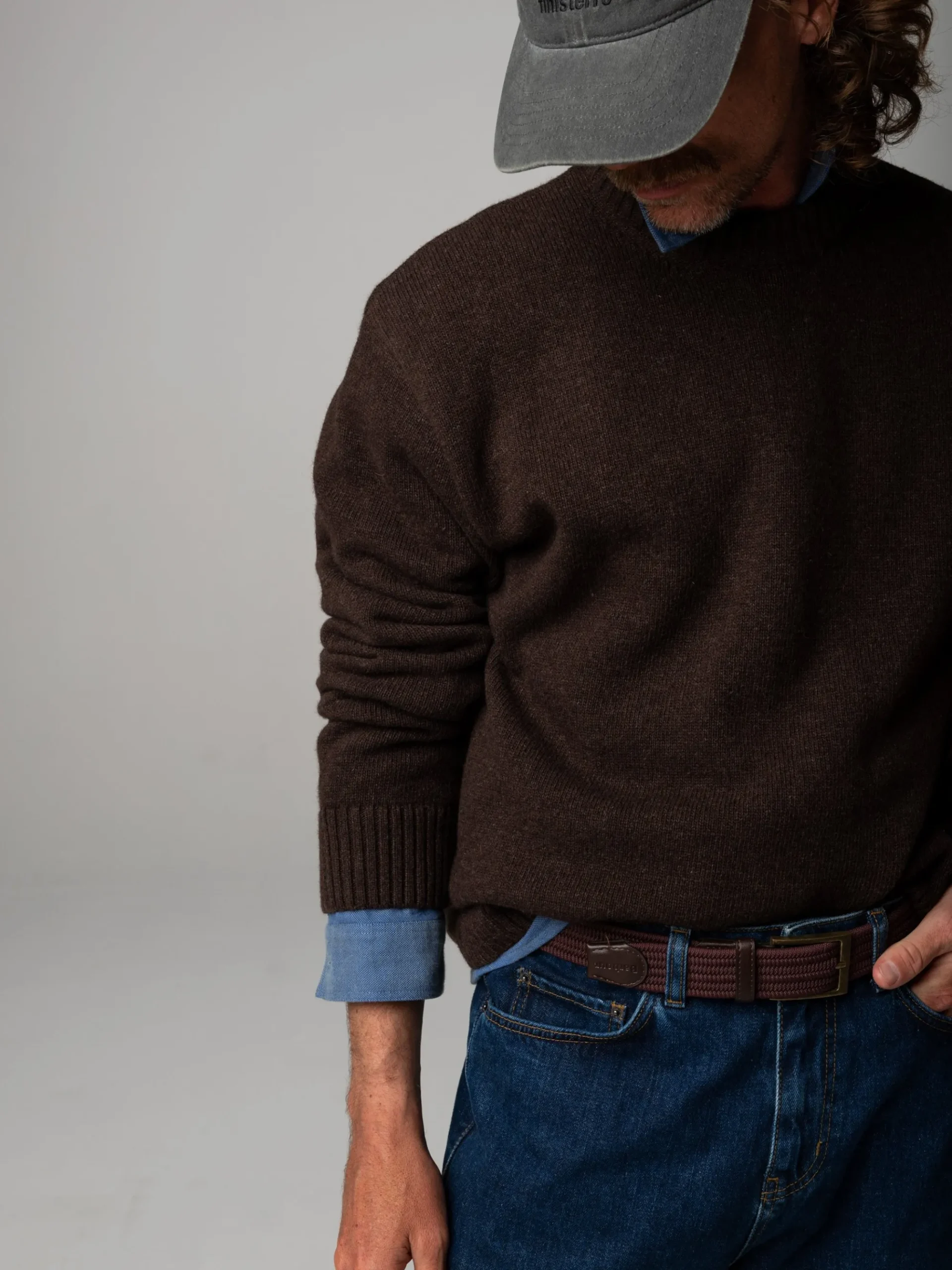 Men's Escall Crew Neck Knit Jumper