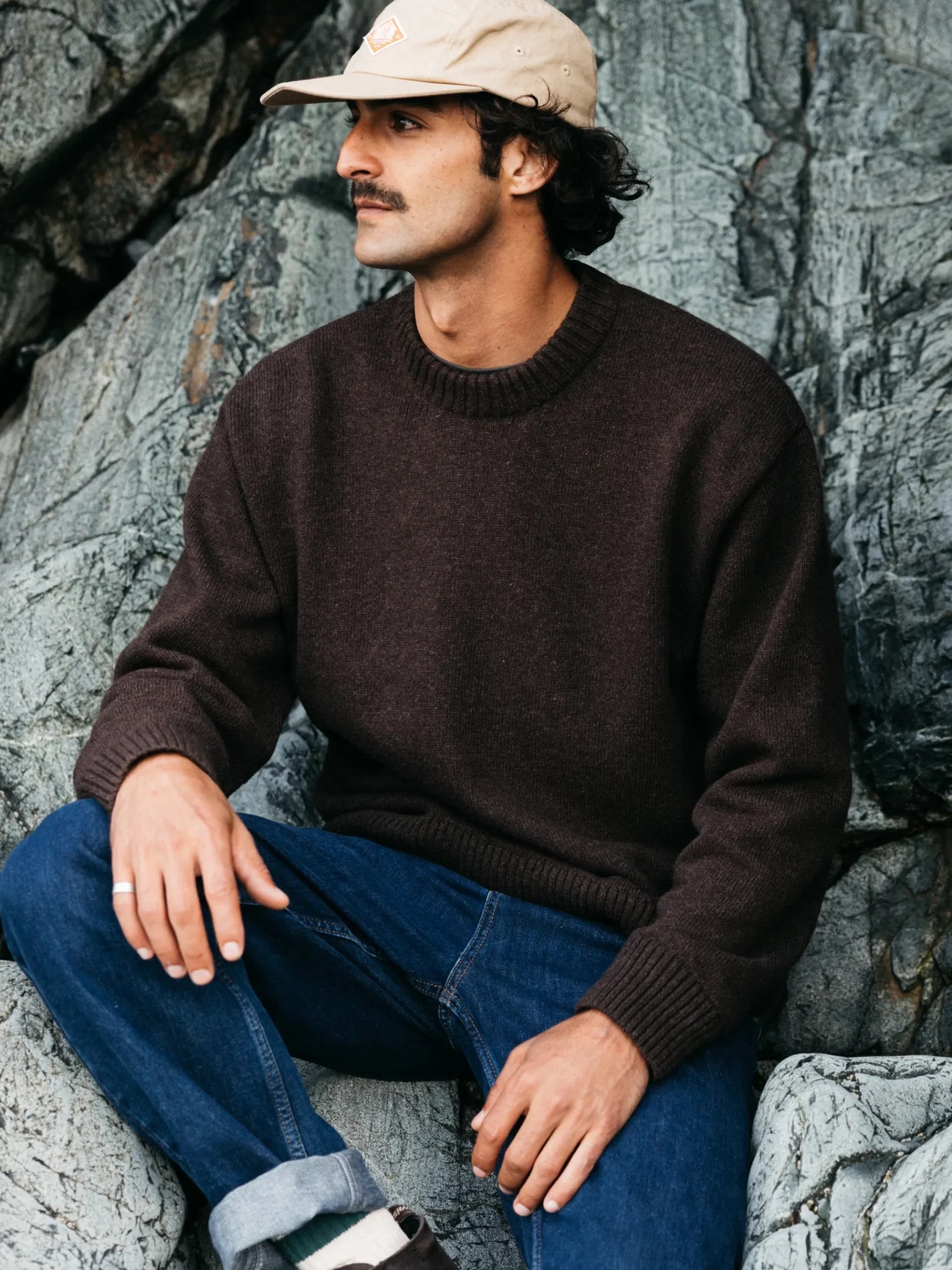 Men's Escall Crew Neck Knit Jumper