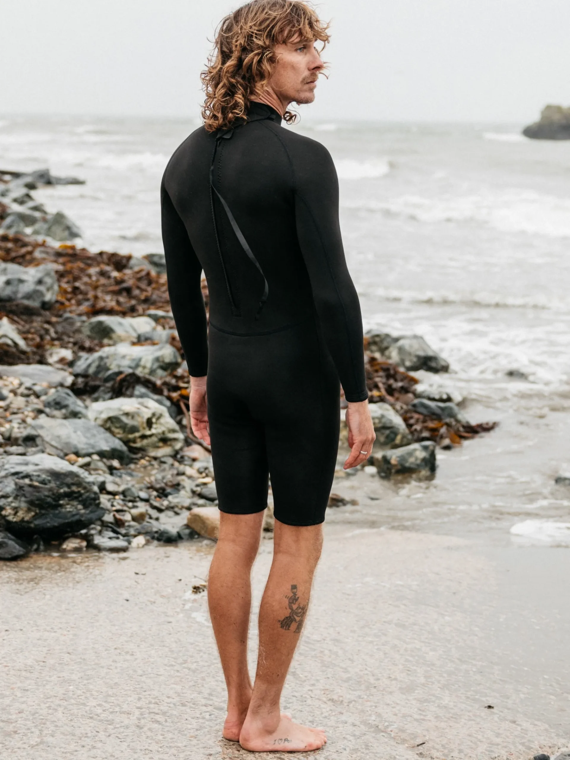 Men's Nieuwland 2mm Yulex® Back Zip Long Sleeve Shorty Wetsuit
