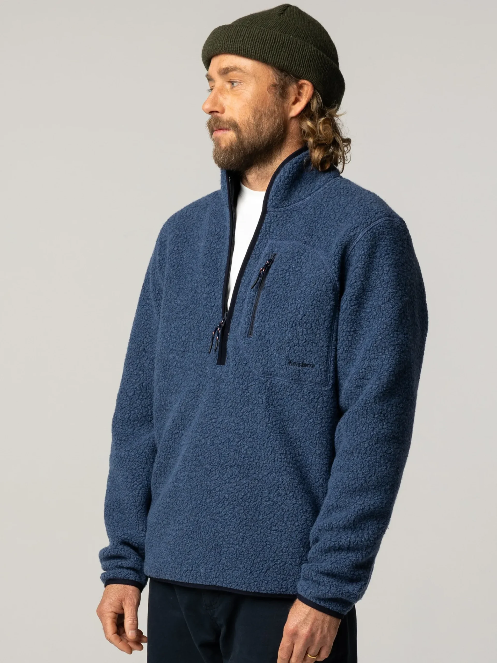 Men's Portell Wool 1/4 Zip Fleece