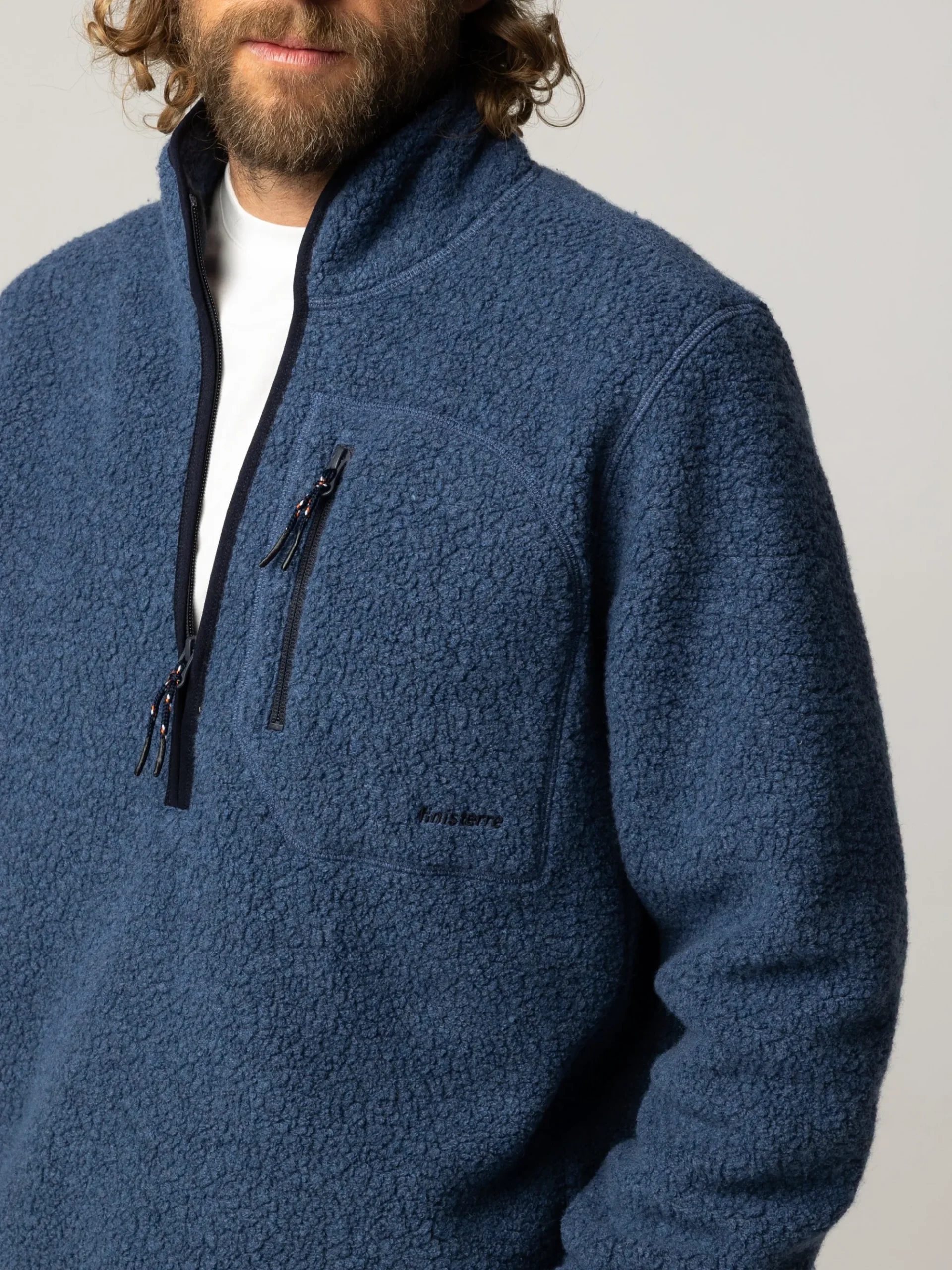 Men's Portell Wool 1/4 Zip Fleece