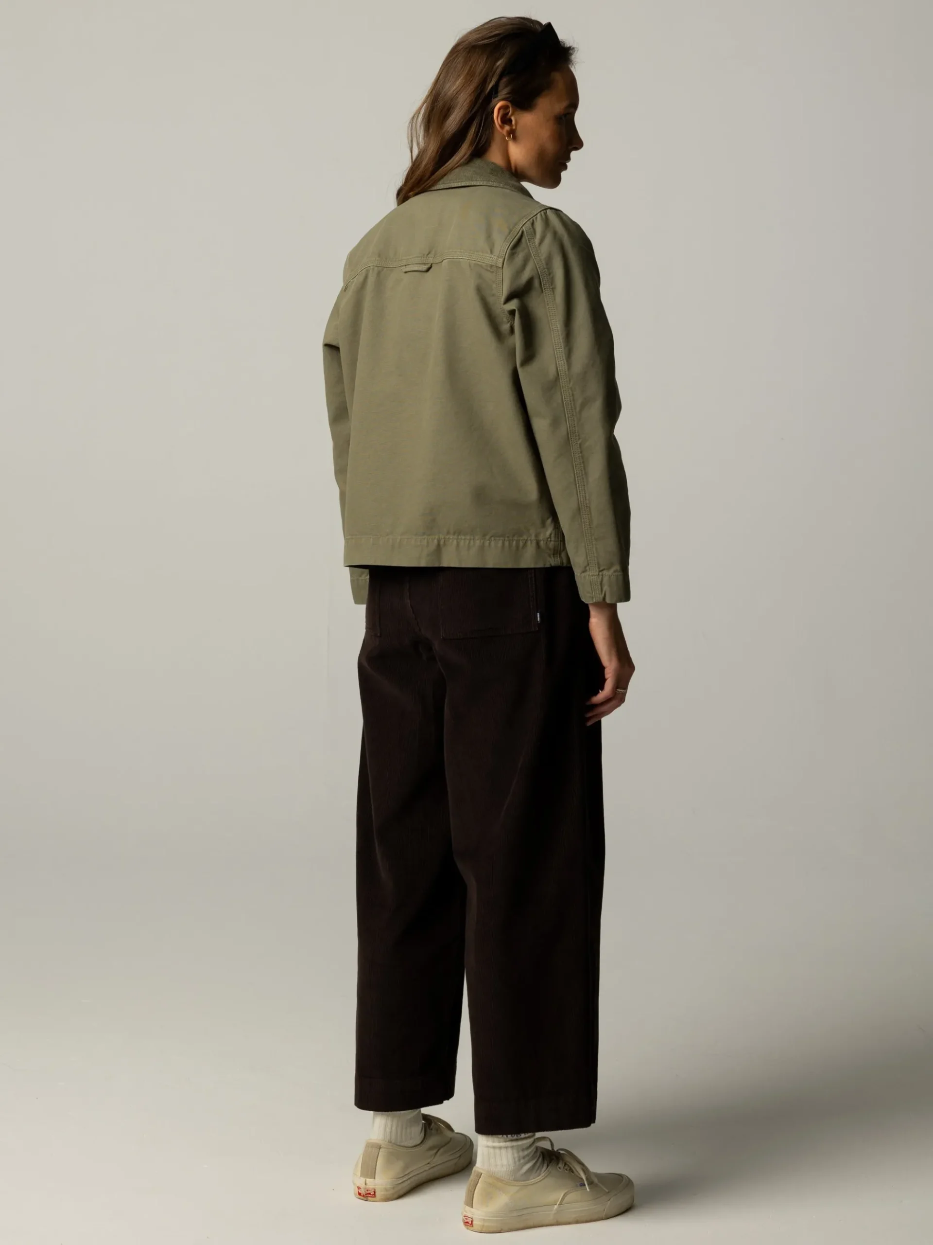 Women's Beau Canvas Zip Up Jacket