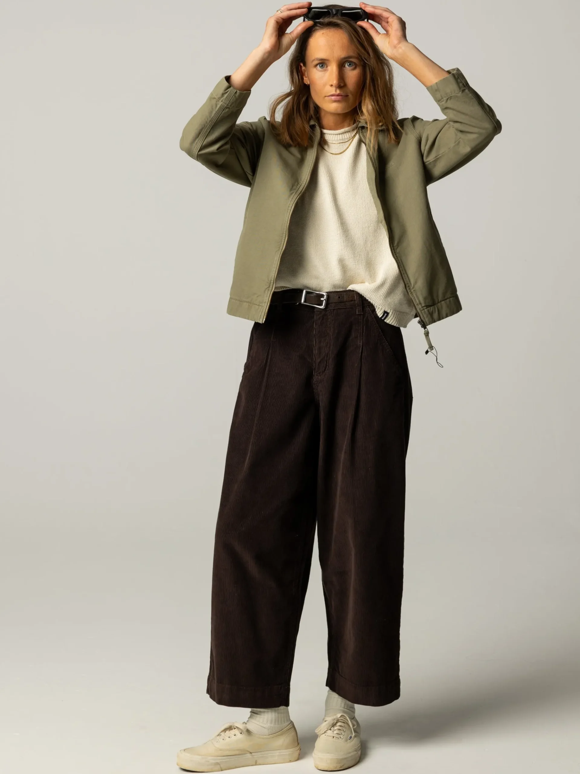 Women's Beau Canvas Zip Up Jacket