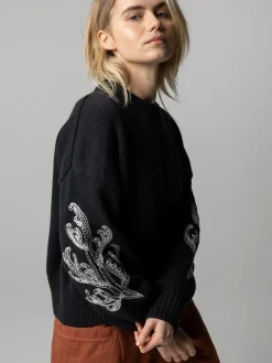 Women's Floral Marine Jumper