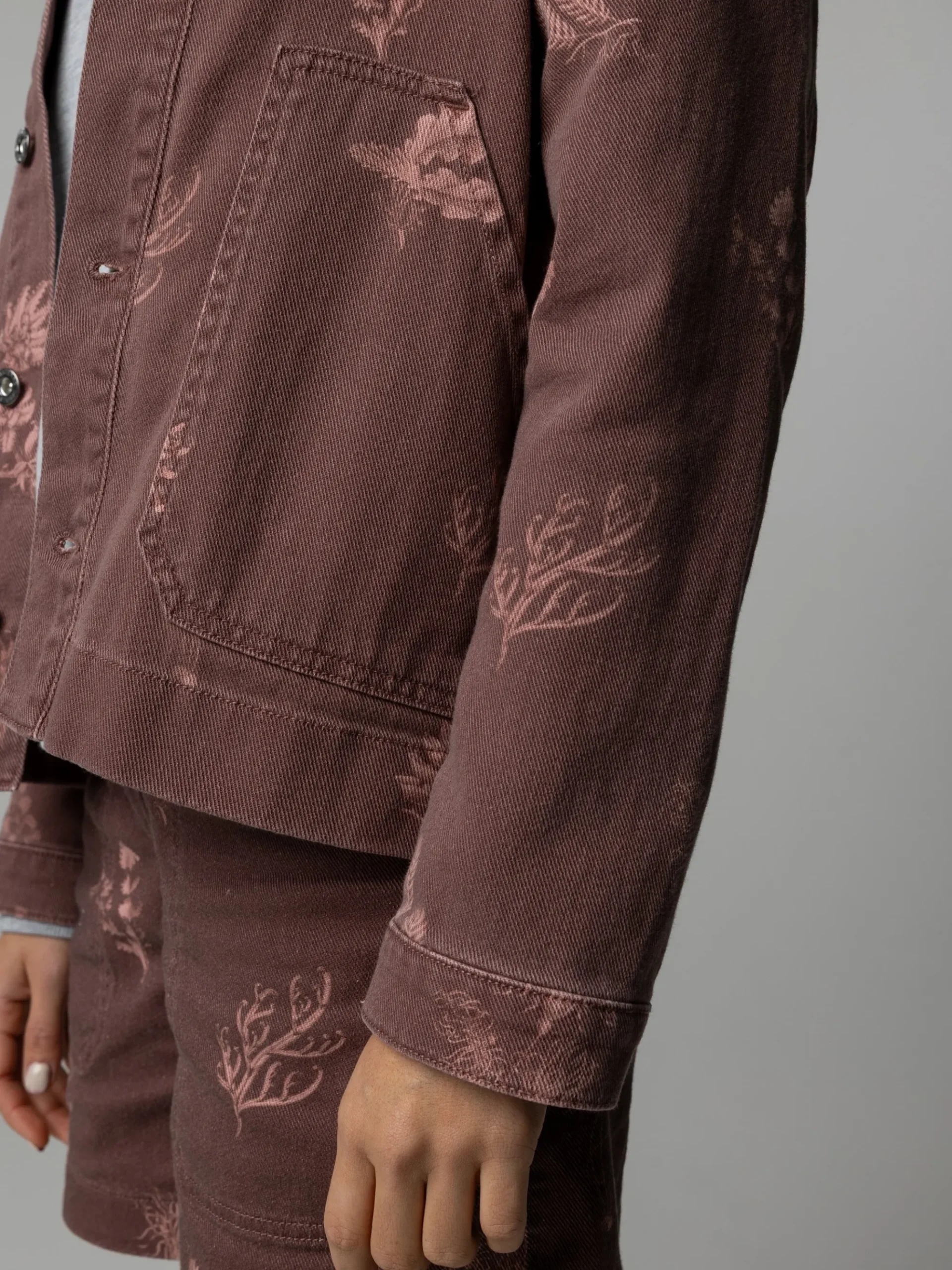 Women's Floral Marine Yarrel Printed Jacket