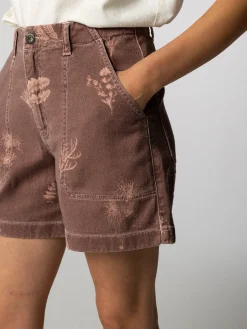 Women's Floral Marine Yarrel Printed Short