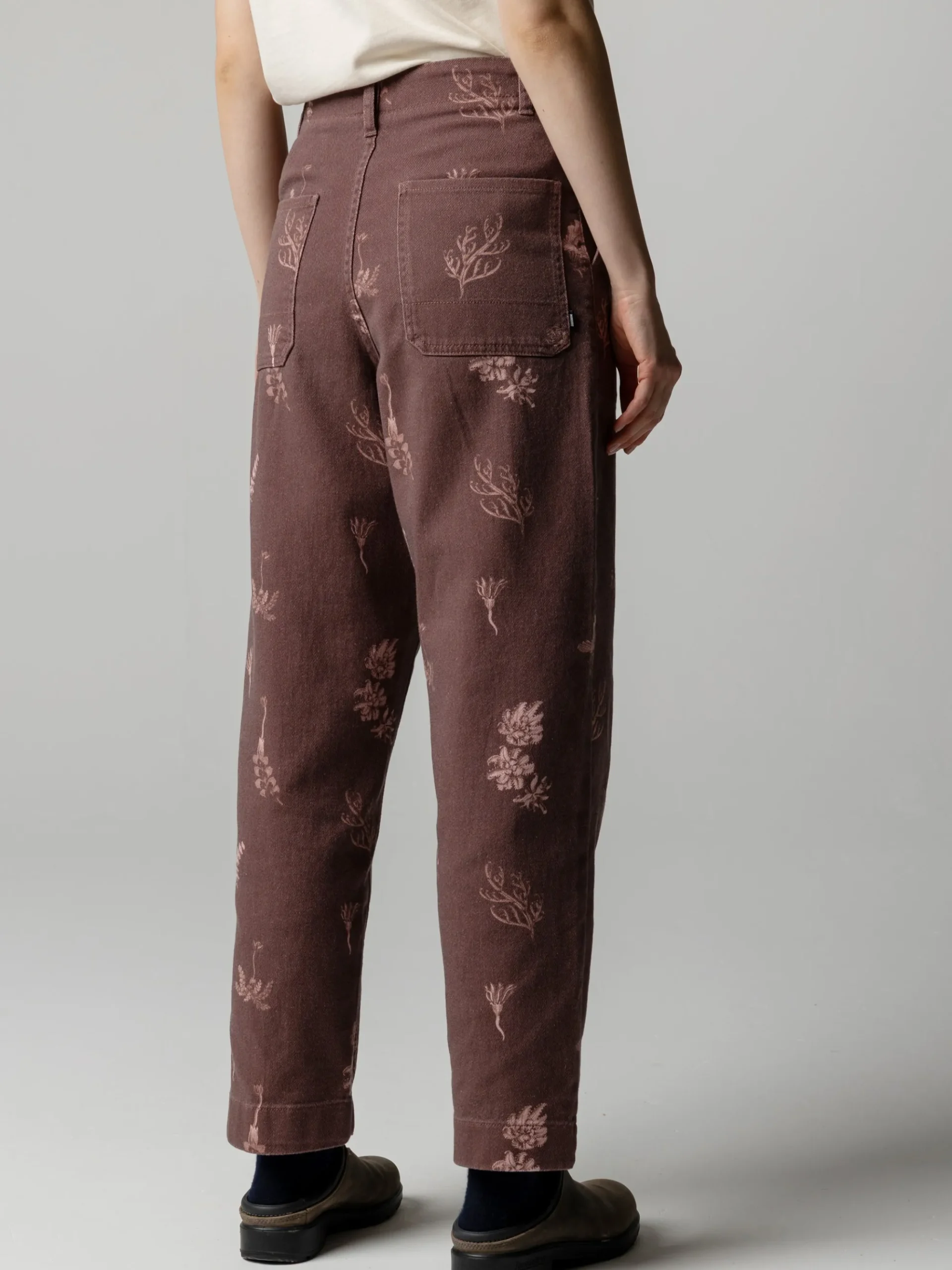 Women's Floral Marine Yarrel Printed Trouser