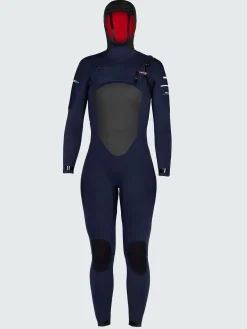 Women's Nieuwland 5.5/4.5mm Yulex® Chest Zip Hooded Wetsuit