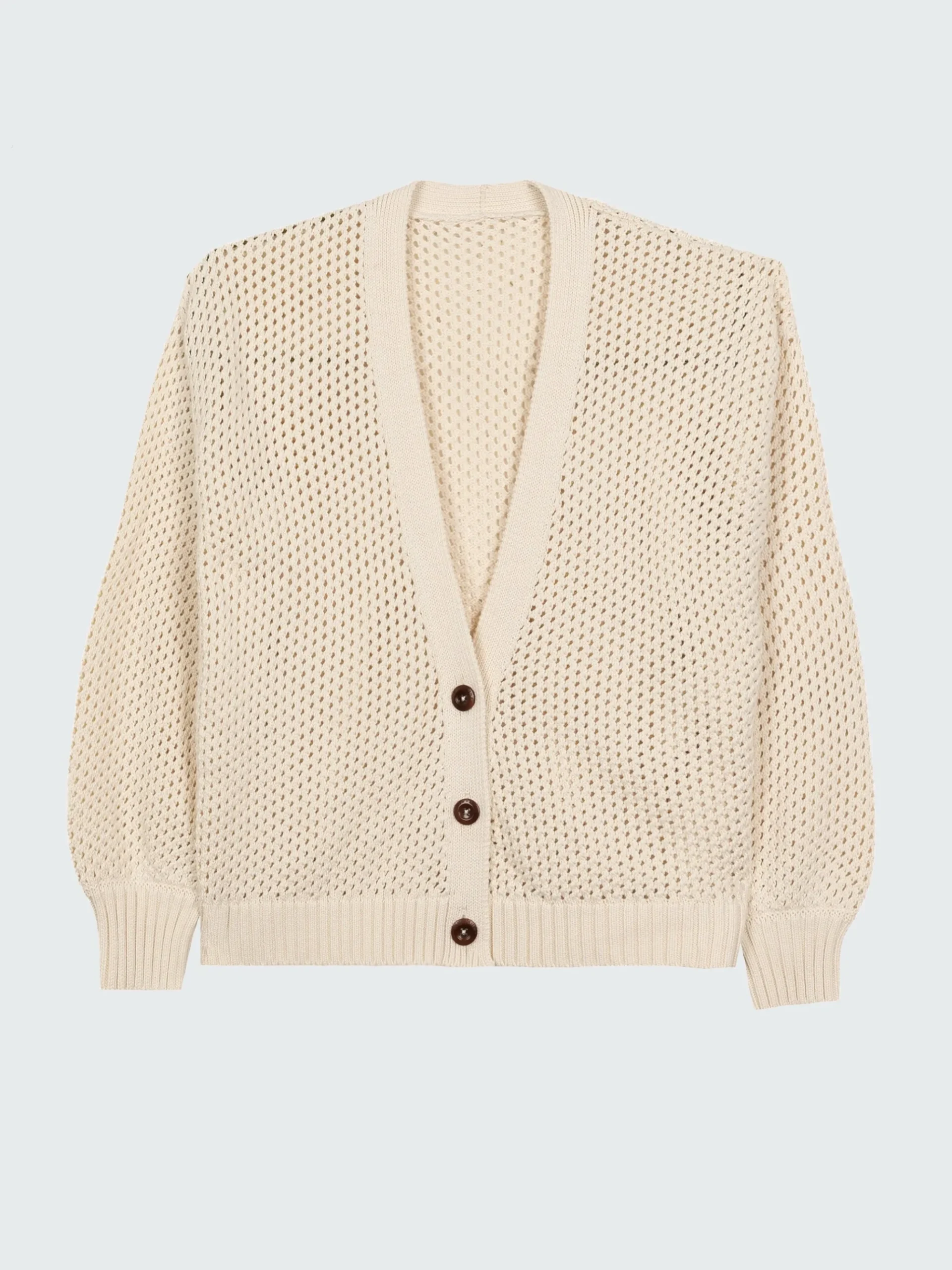 Women's Pol Open Stitch Cardigan
